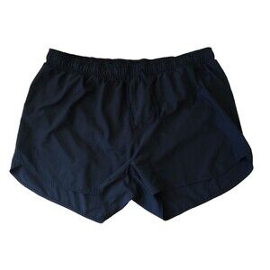 Old Navy Active Go Dry Shorts Womens 3X Solid Black Attached Brief Elastic Waist